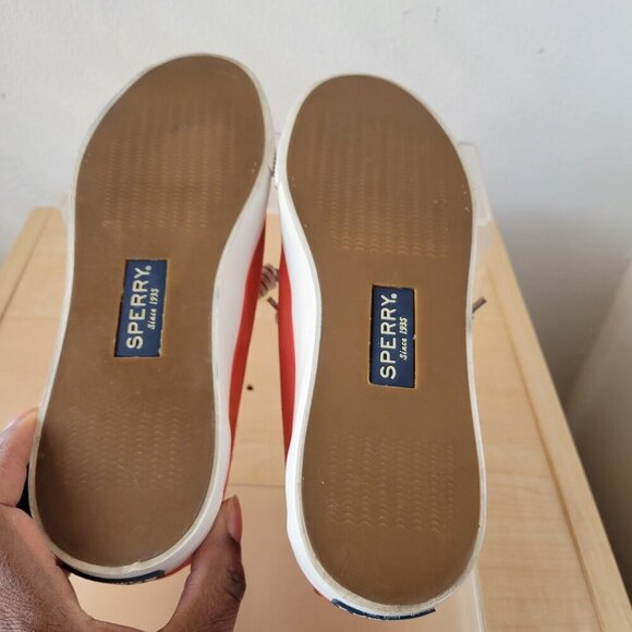 Sperry Topsider Seacoast Women’s Burnt Orange Shoe (Size: 6.5 Medium) - Picture 11 of 13